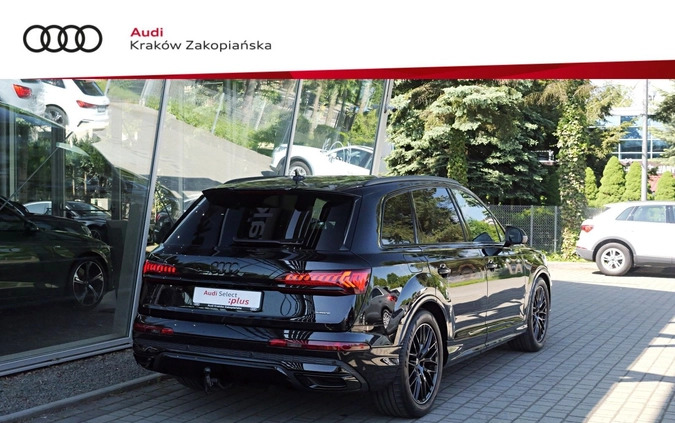 Audi Q7 cena 389800 przebieg: 39269, rok produkcji 2023 z Szczekociny małe 781